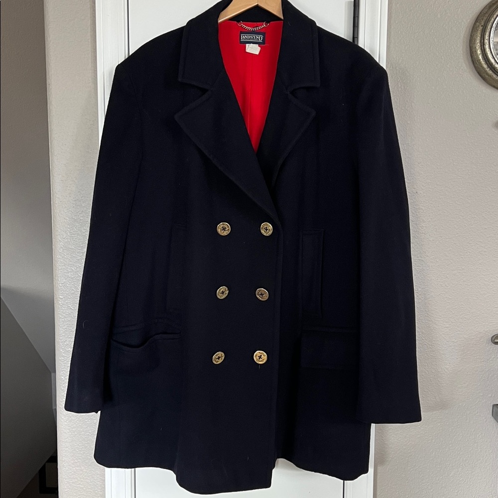 Vintage Land’s End Men’s Wool Peacoat
